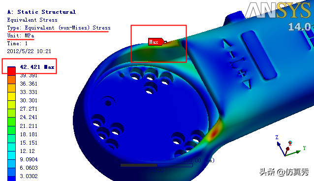 Ansys workbench14.0机械设计模块中静力分析案例