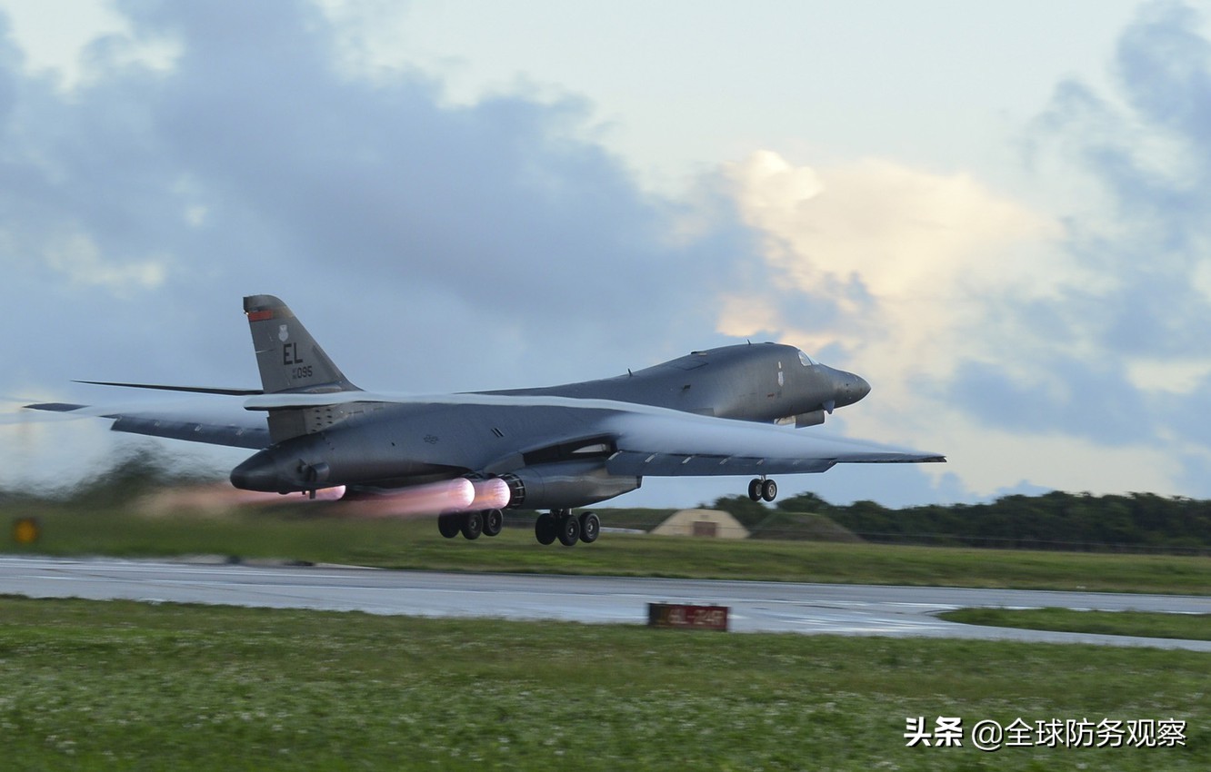 美B1B核轰重出江湖，部署关岛多次威慑巡航，剖