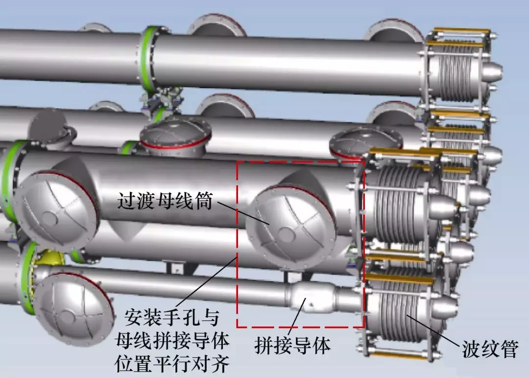 基于大口径安装手孔的气体绝缘金属封闭开关设备扩建新方法