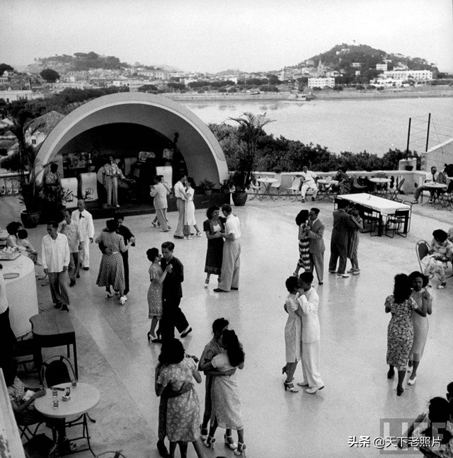 1949年7月的澳门老照片，繁华且纸醉金迷的“销金窟”