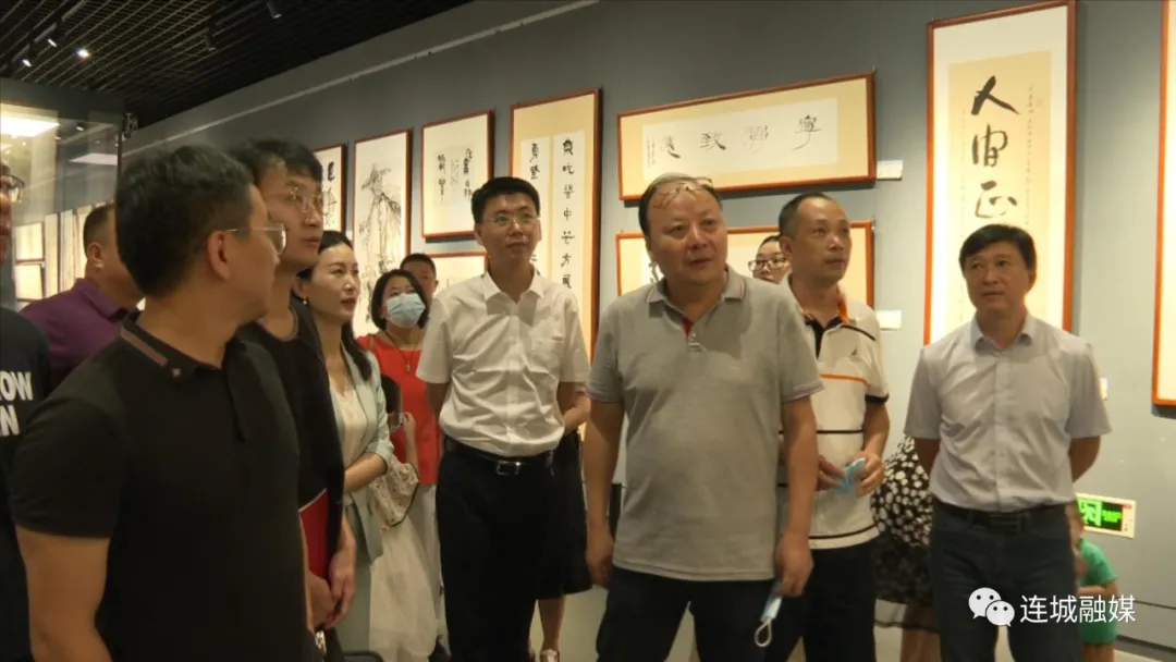 「奋斗百年路 启航新征程」连城：举办大美连城——庆祝中国共产党成立100周年百幅书画作品展