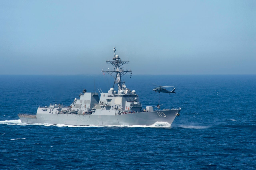 罕見！ 中國戰艦在台海追踪美艦，美軍高度緊張：擔心遭導彈襲擊