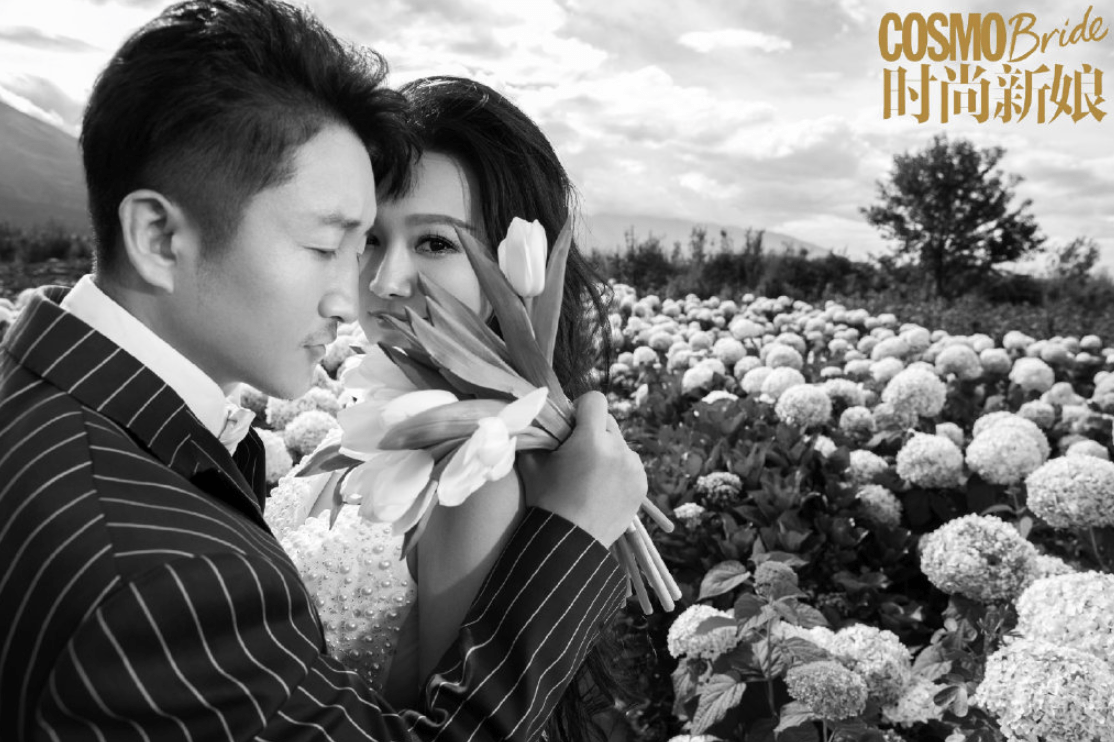 邹市明夫妇拍写真庆祝结婚十周年，冉莹颖身材丰腴，大片画风唯美