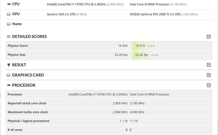 intel9代i9-9900，更以10代i7-10700展现