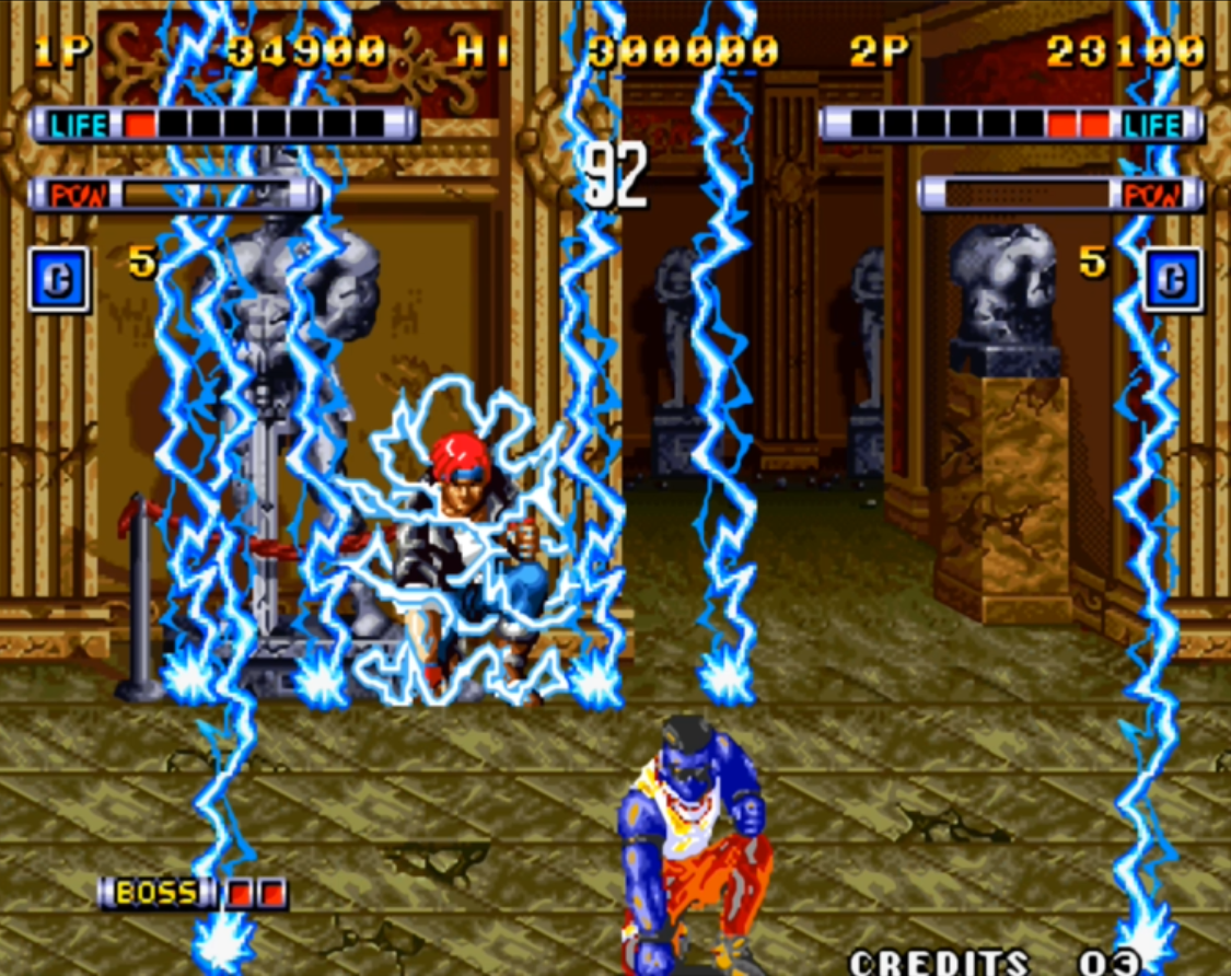 街機(jī)游戲特效滿分的必殺技，果然布料越少威力越大