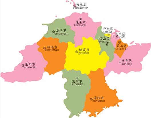 中国行政区划——山东省烟台市招远市