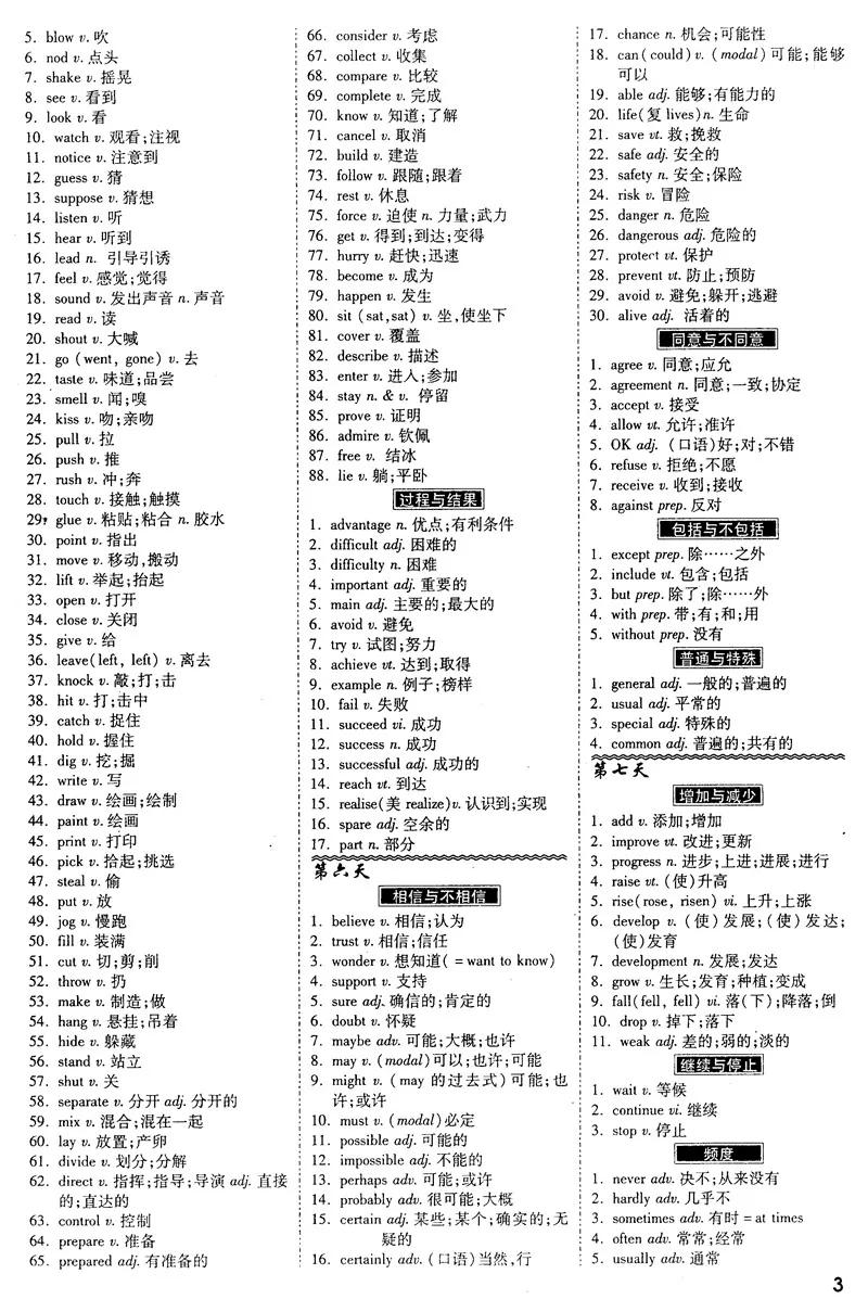 一张单词速记表让孩子28天高效记住初中必考1600词