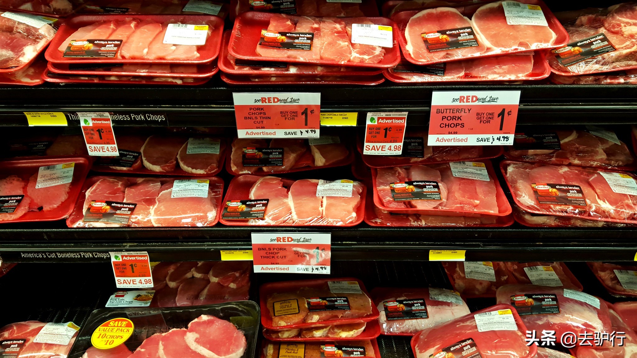 炫耀美國超市，稱讚豬肉便宜，真的我們再吃不起也不羨慕