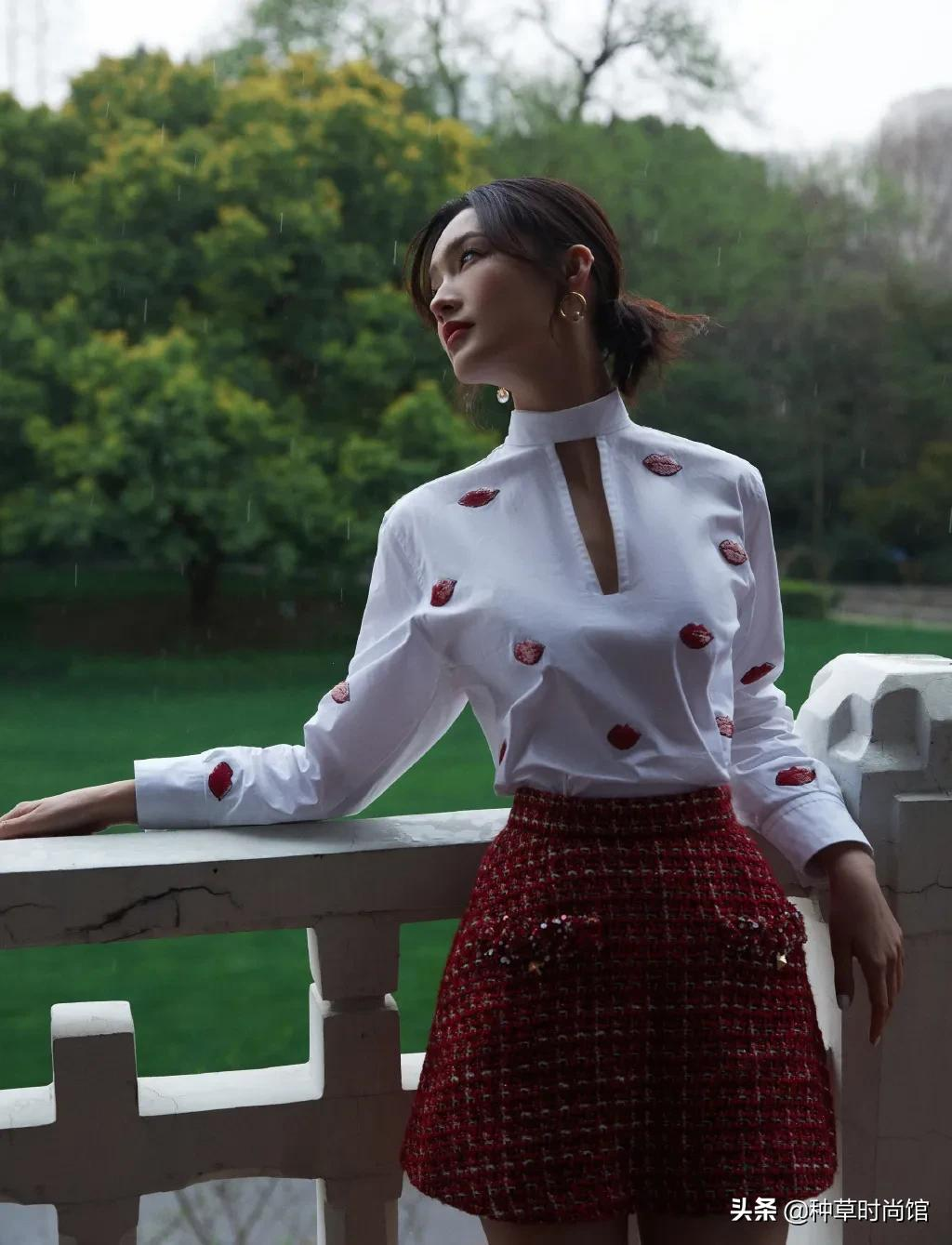 90斤和120斤的女生,春天穿同一件衣服差别到底有多大?
