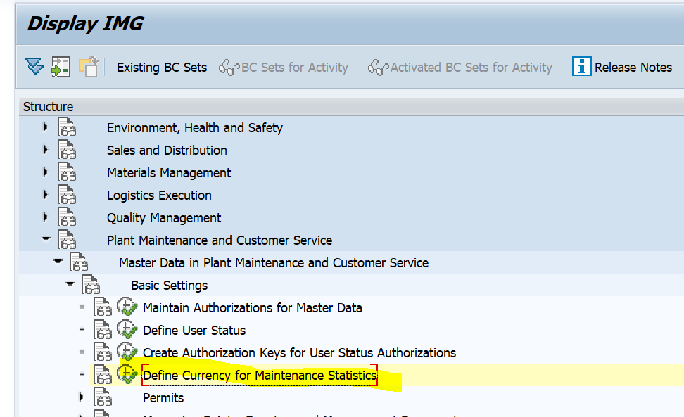 SAP PM 初级系列3 - 主数据相关的基础设置