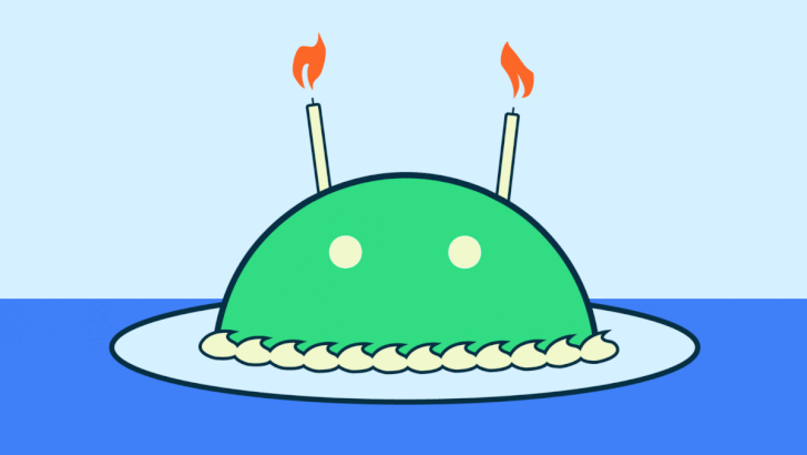 Android 操作系统，祝你祝你13岁生日快乐
