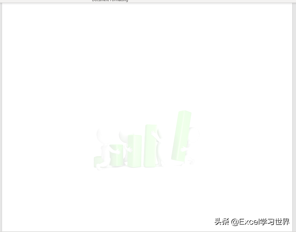 如何在 Word 中插入一整張背景圖片？圖片不要循環顯示