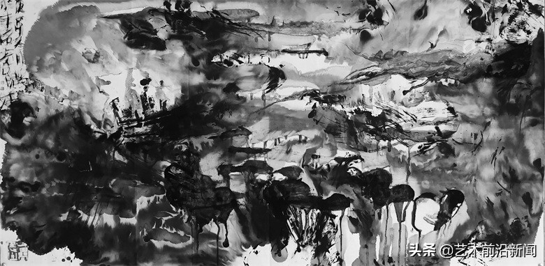 “石头娃”的水墨丹心——著名画家王小信创“水重乱柴皴”画法，彰显笔墨的力量