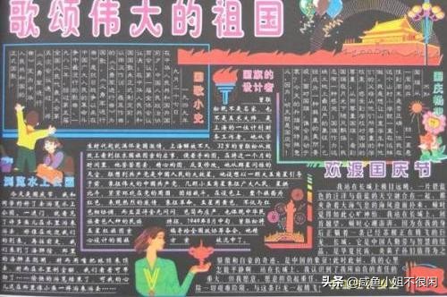 国庆节创意黑板报大全，简单好画，新颖吸睛