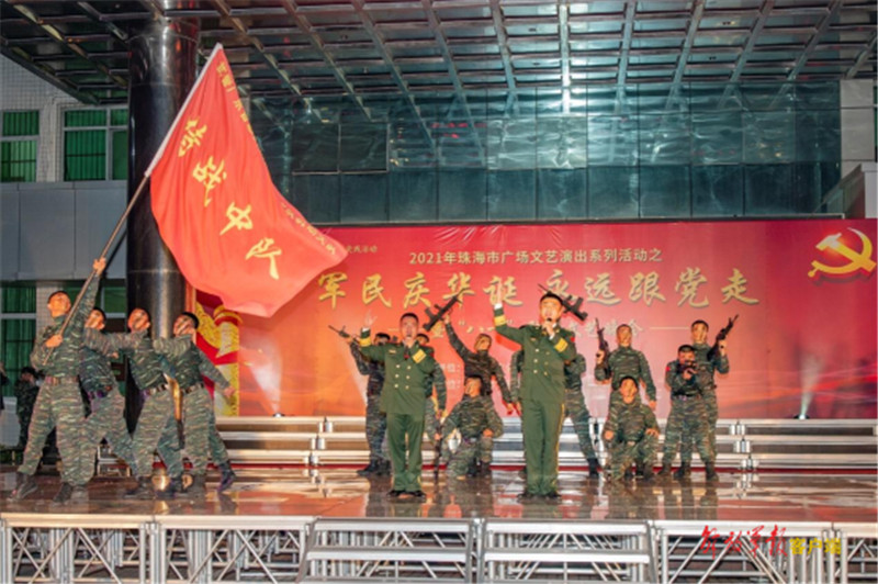 非遗文化进军营！这场“八一”军地联欢会文化味十足