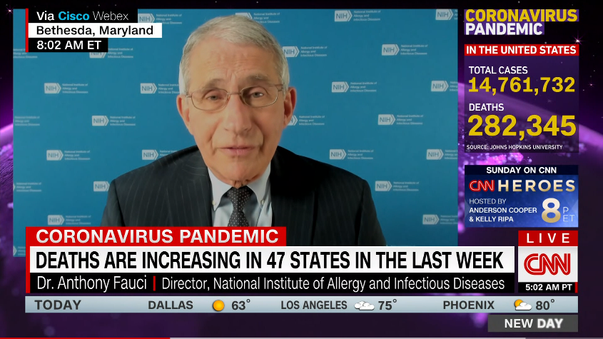 福奇：美国至暗时刻就要到了