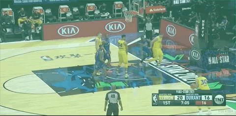 詹姆斯队连续4年赢下全明星赛！字母哥获MVP，当成总决赛打了