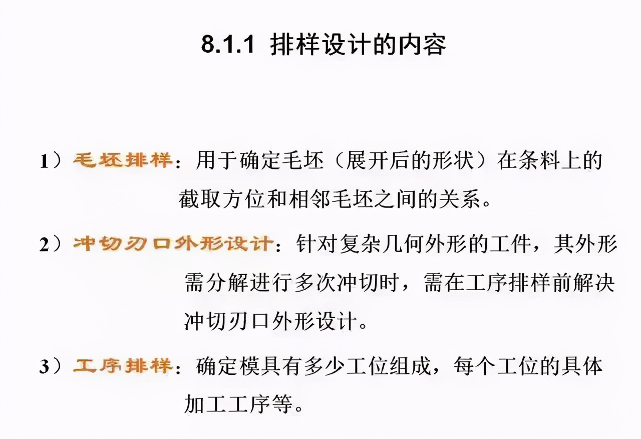 连续模料带、刀口划分技巧，归纳