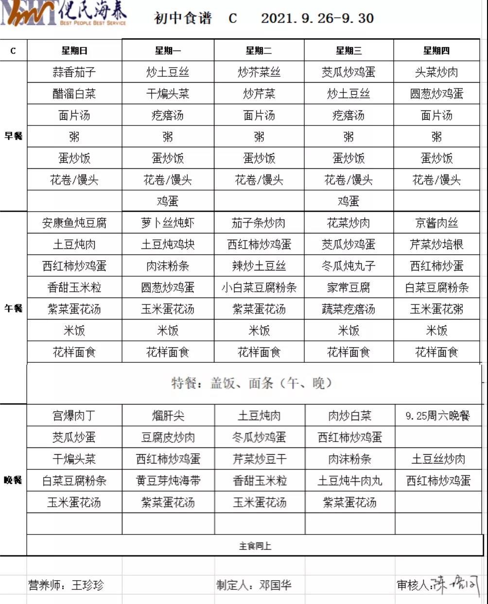 南海新区实验中学餐饮质量实行四个诚信公示(图2)