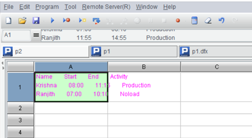 如何将一片表格按时间分段后横向扩展成多片