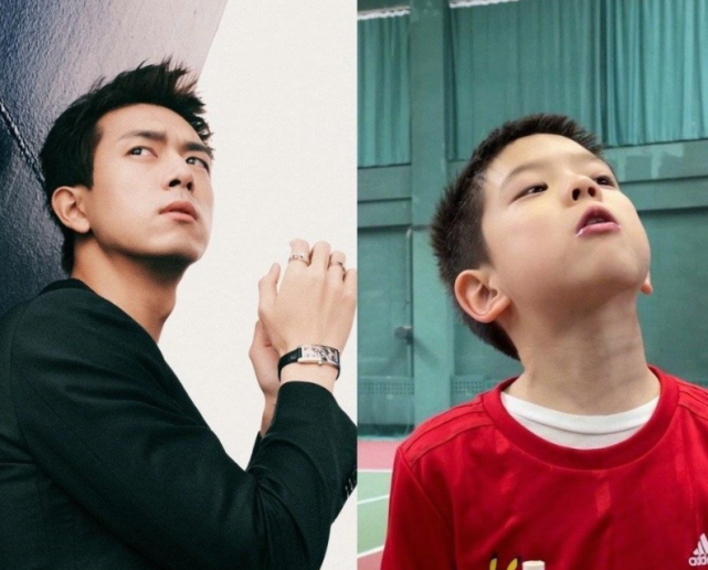 霍思燕杜江兒子演音樂劇，嗯哼一身王子裝扮站C位，被讚太像李現