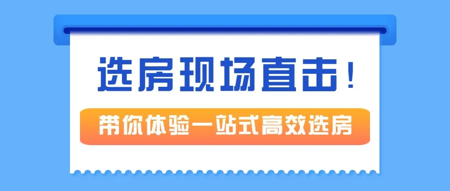 选房现场直击！带你体验一站式高效选房 | 特别报道