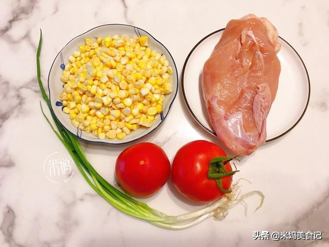 图片[4]-茄汁玉米鸡胸肉做法步骤图 营养又低脂多吃也不长肉！-起舞食谱网
