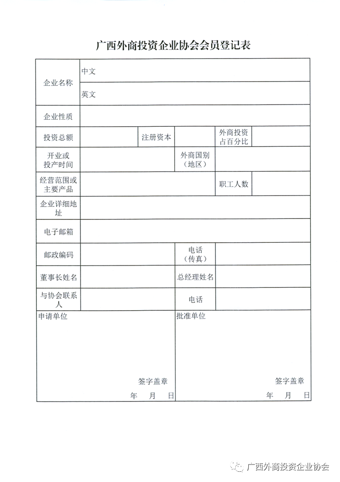 广西外商投资企业协会会员火热招募中