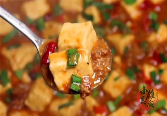 The chef teaches you: the most authentic method of "Mapo Tofu", the tofu is tender and not broken, the method is super simple