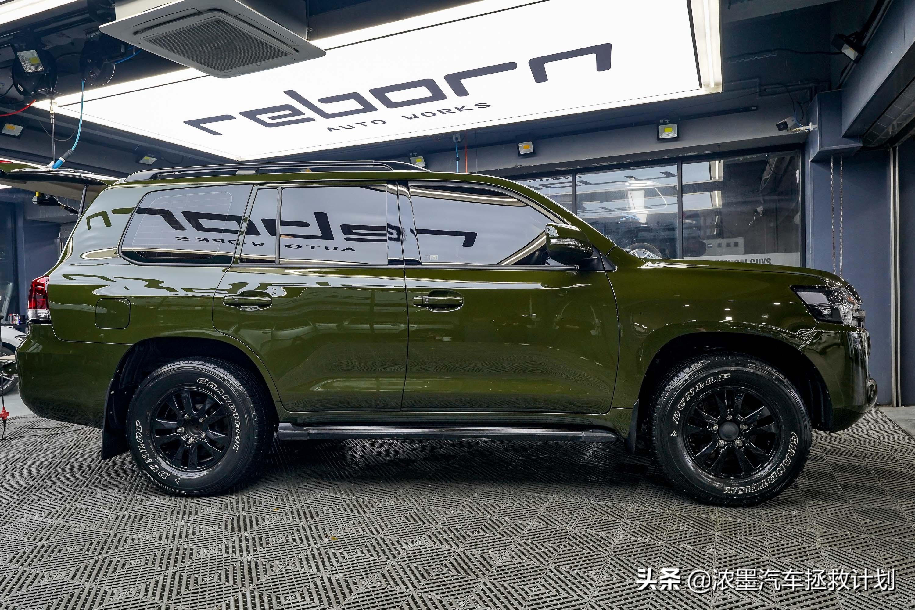 整备一台丰田兰德酷路泽历经千般后仍带你雨雪风花