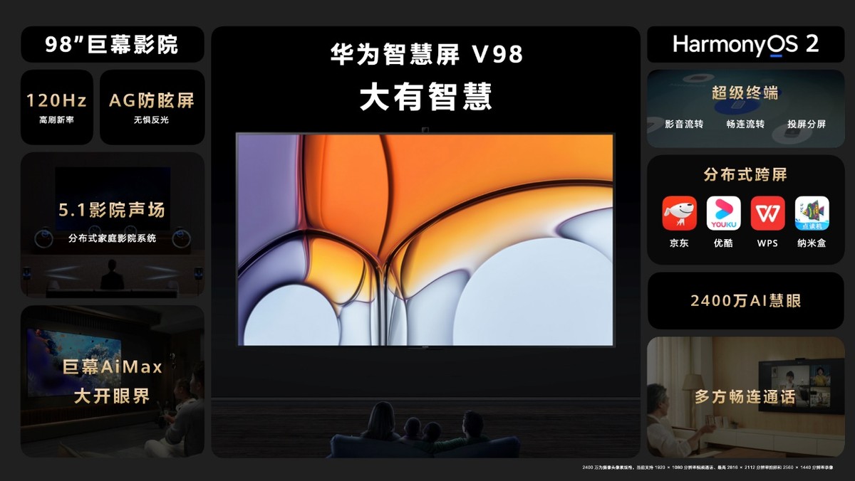巅峰音画不止智慧，华为智慧屏 V75 Super正式发布