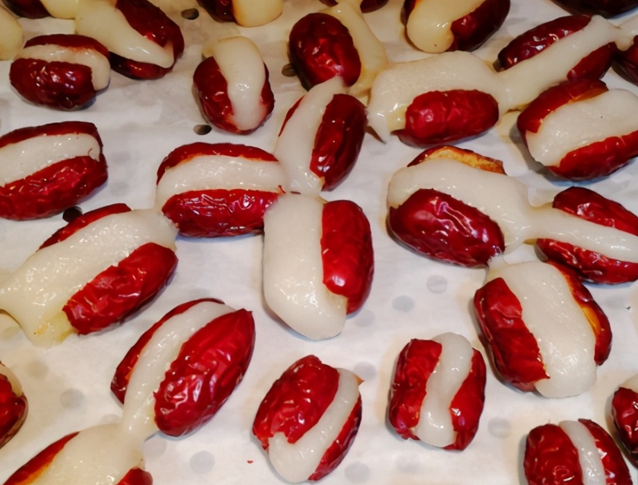 图片[5]-红枣糯米夹的做法步骤图 温暖舒适度过冬天-起舞食谱网