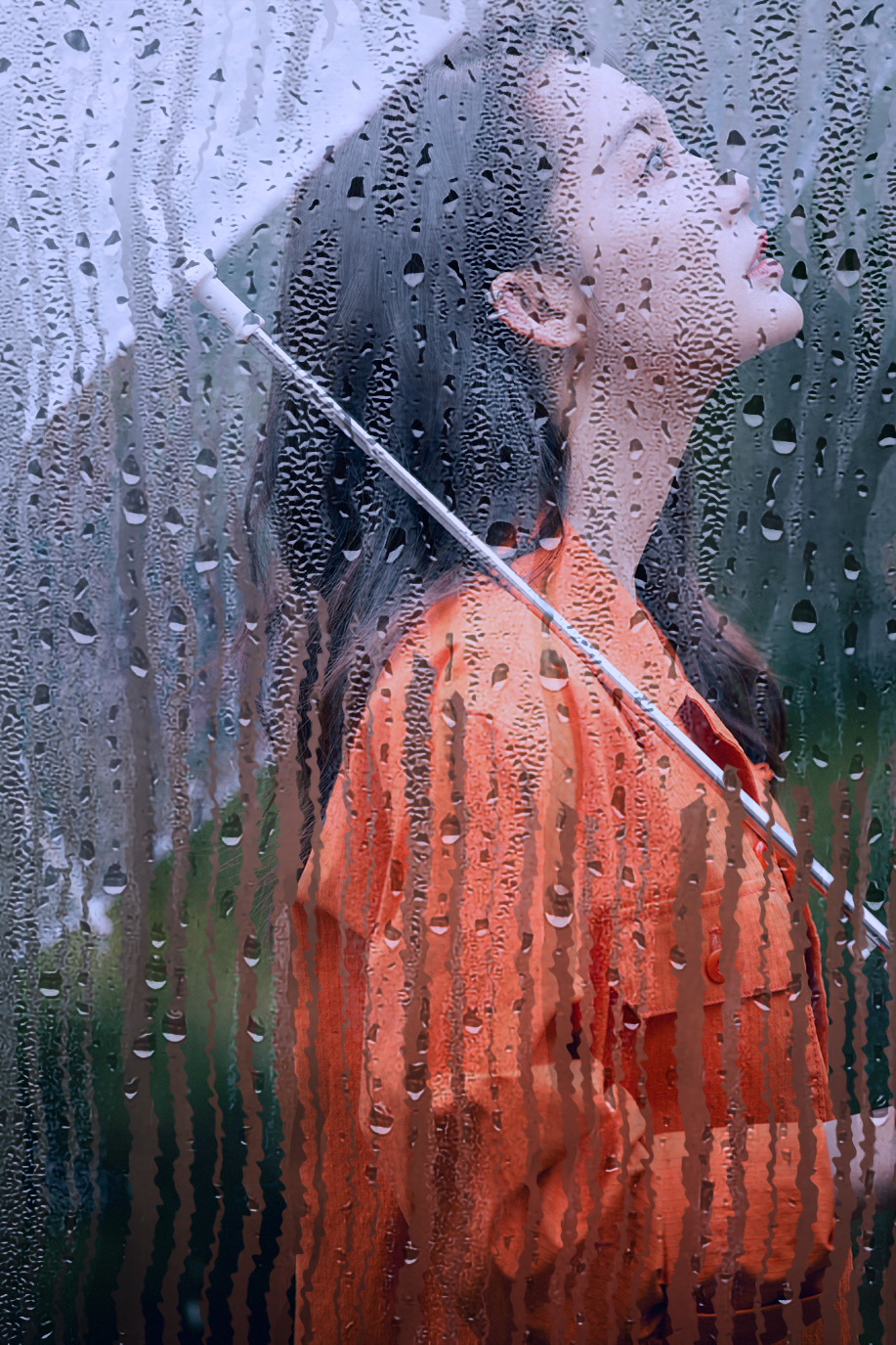 PS教程：制作雨雾玻璃效果，领略雨天别样的美