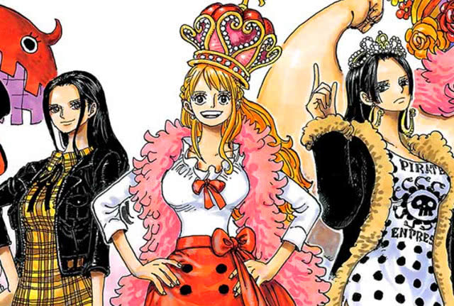 海贼王 娜美、罗宾和汉库克被捆绑，第一个先救