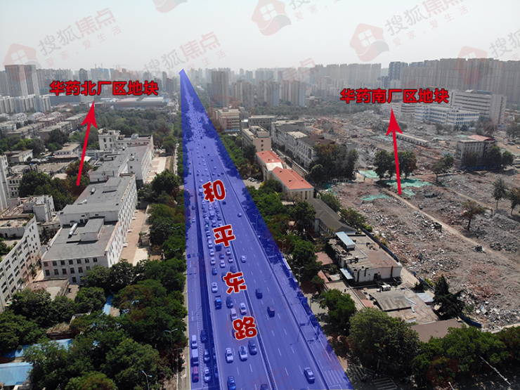 颤抖吧！华药厂房拆迁接近尾声 和平路“新地王