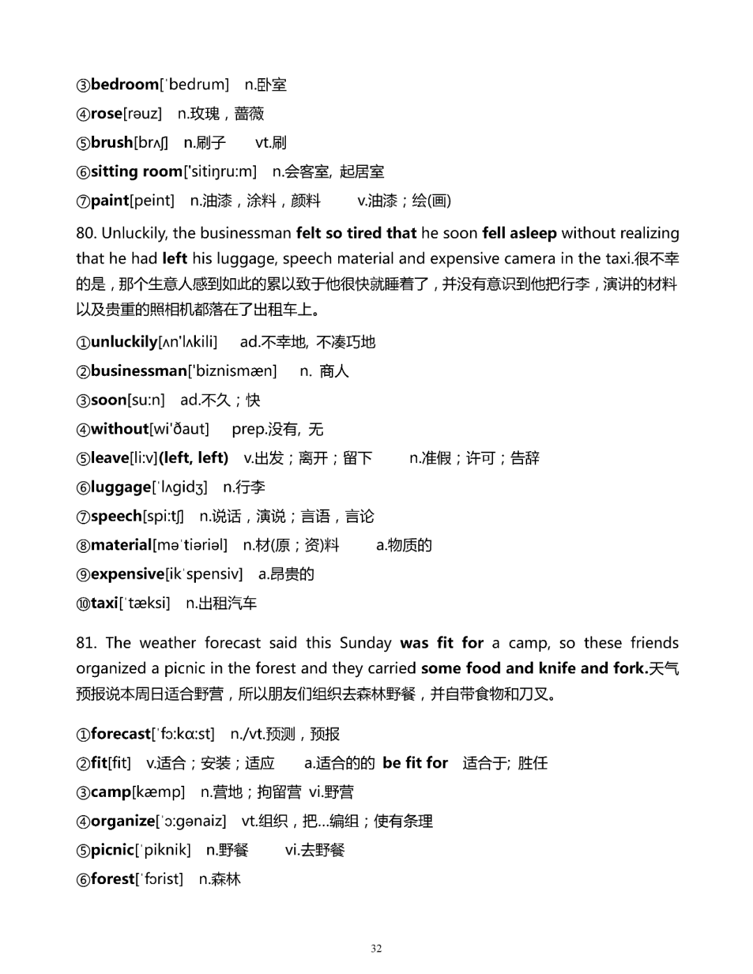 200句话搞定初中英语1600单词(详解版)