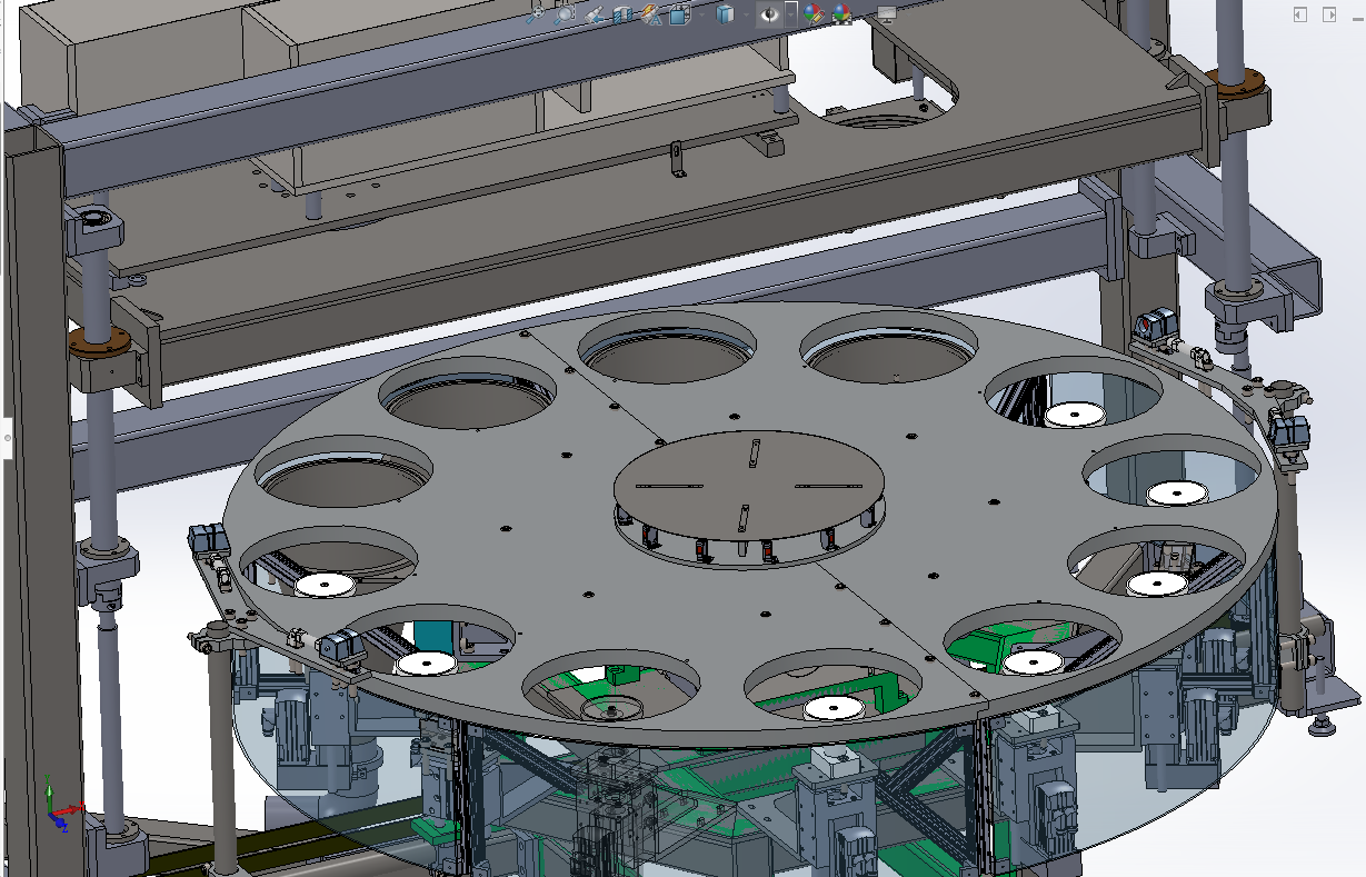 双工位灌装机三维模型3D图纸 Solidworks设计