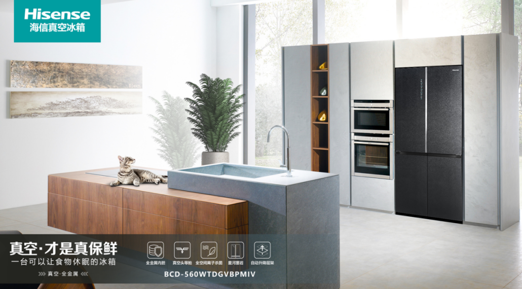 拒绝串味净享鲜美，首选海信真空·全金属冰箱