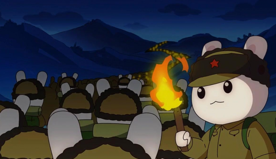 抗美援朝战场上的冰雕连，司令员落泪，美军向中国战士敬礼