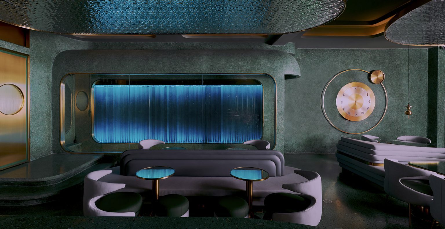 大富翁酒吧设计，现实与虚拟的呈现，演绎超视觉空间