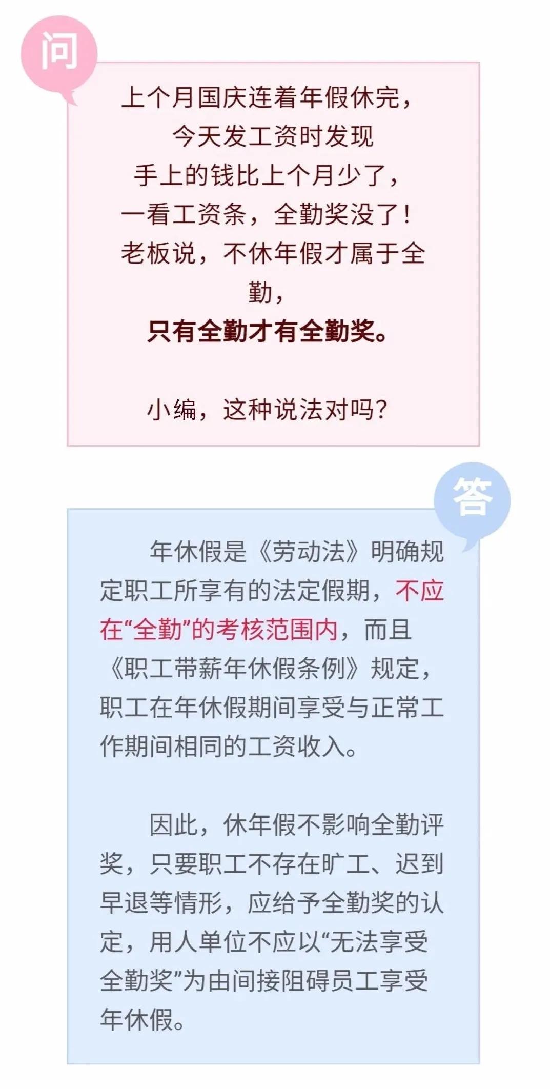 年休假不休就作废？休了就没全勤奖？临近年底，还没休的职工，速看→