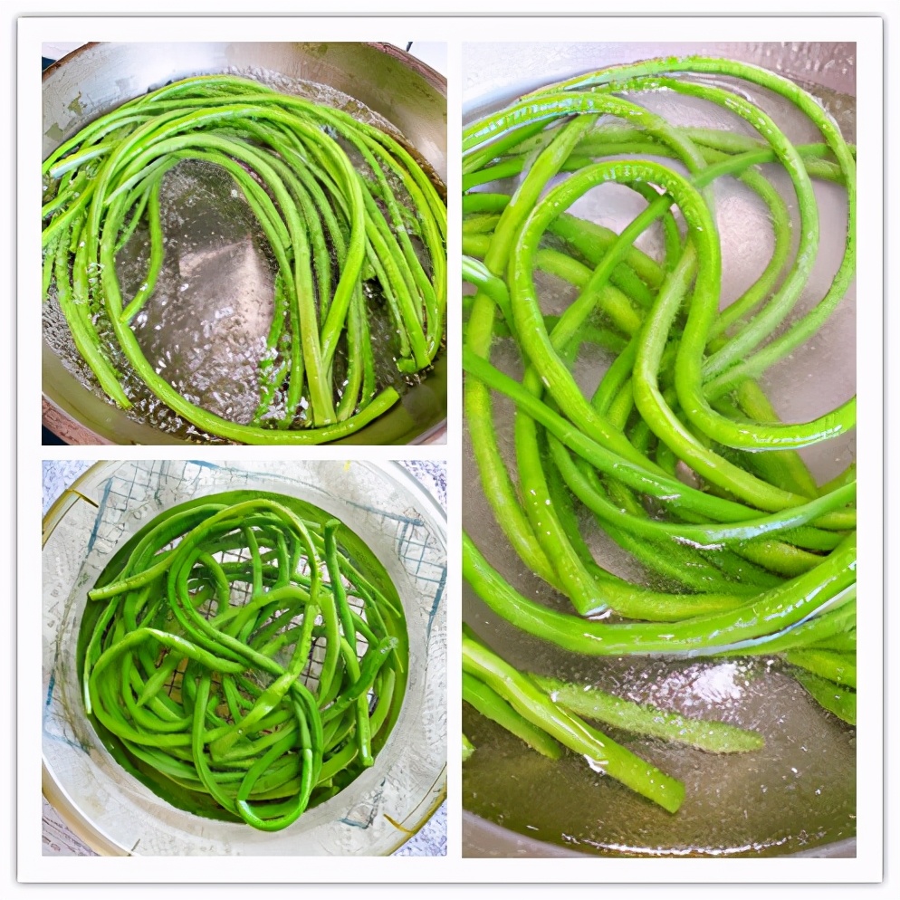 豆角做成饺子原来这么好吃，颜色翠绿不发黄，皮薄馅多，鲜嫩多汁