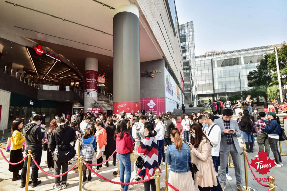 北美传奇咖啡Tim Hortons重庆旗舰店落户万象城