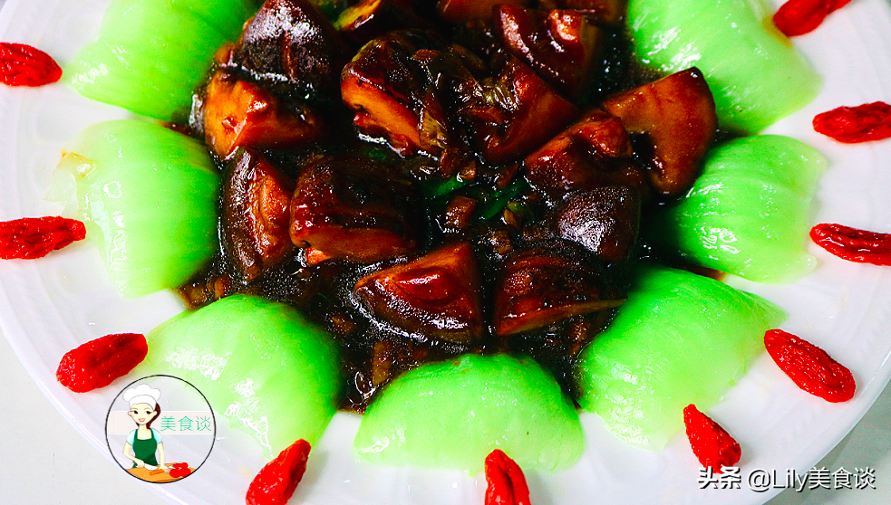 图片[17]-蚝油香菇油菜（香菇炒上海青）做法步骤图 收藏-起舞食谱网