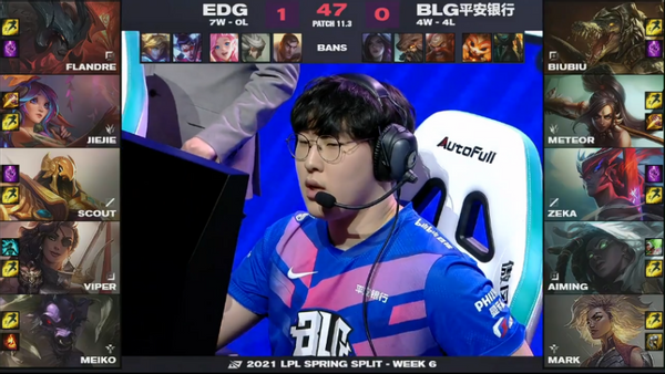 " LOL of contest of power customer phone " LPL spring contest: EDG 2-0 BLG