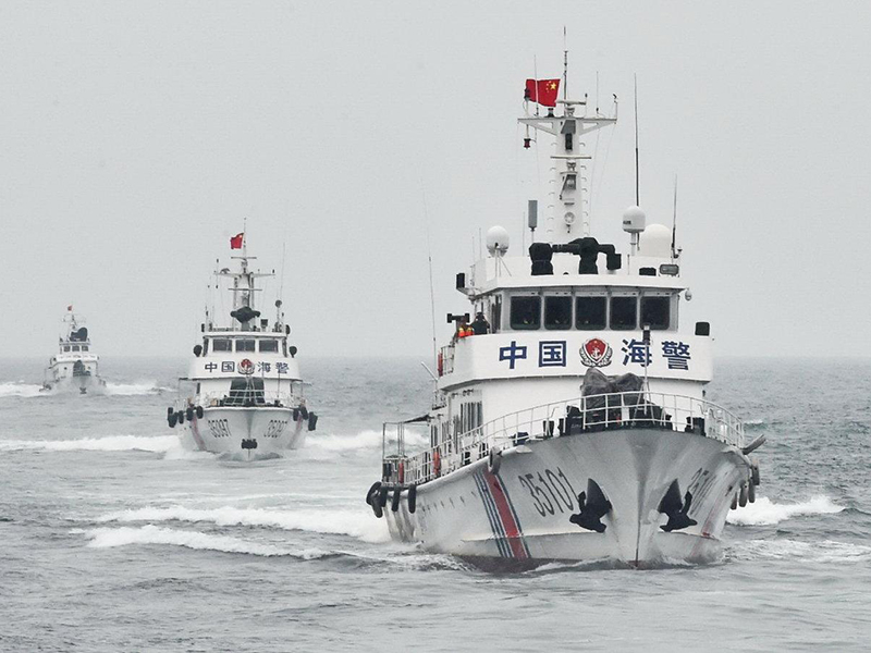 日本网民提出建议，要求派船冲撞中国海警船，​赵立坚：这是在碰瓷