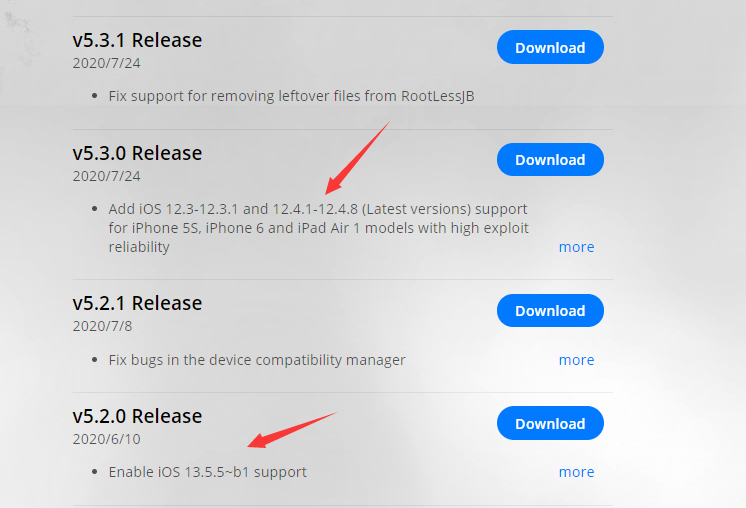 Odyssey 不兼容 iOS13.5.5，Cydia 升级