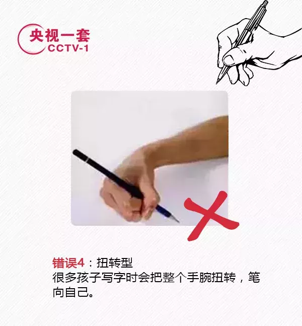 央视公布一套正确握笔姿势，学硬笔书者必看！