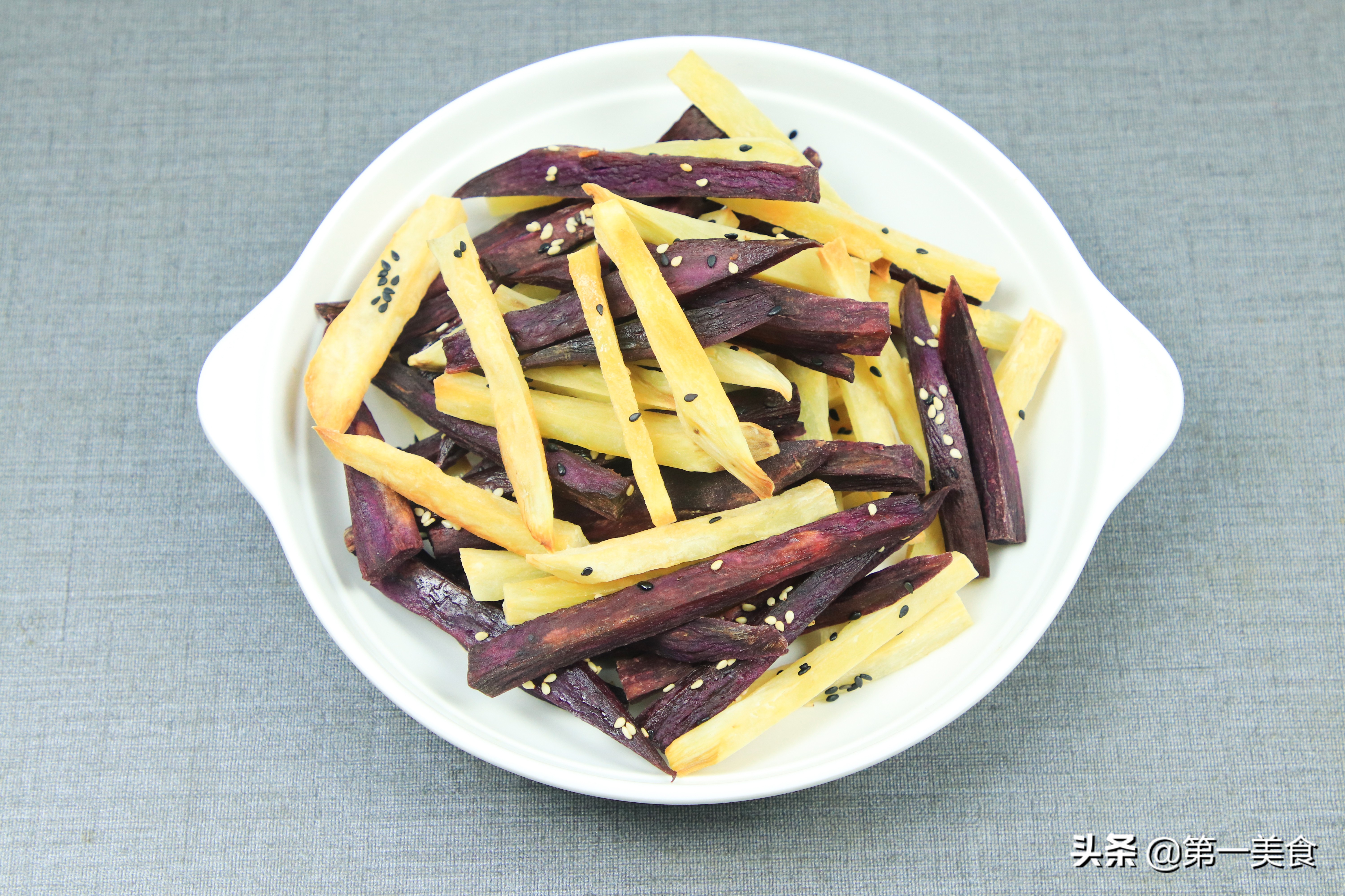 图片[12]-紫薯、红薯做成烤薯条 无需油炸 学会这招 又是一道小零食-起舞食谱网
