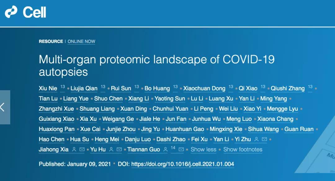 首张新冠患者器官分子病理全景图，死亡患者睾丸组织蛋白明显改变